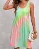 Sleeveless Pleated Design Dress