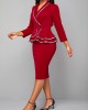 Sequin Long Sleeve Bodycon Dress