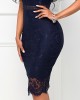 Cap Sleeve Lace Bodycon Dress