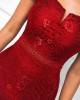 Cap Sleeve Lace Bodycon Dress