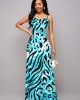 Animal Prints Spaghetti Strap Maxi Dress