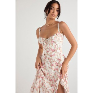 CARMEN PRINT BUSTIER SUNDRESS