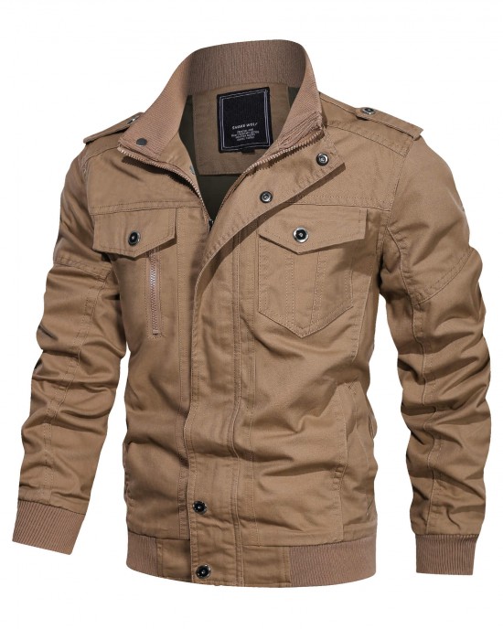 Tactical Bomber Cotton Cargo Jacket