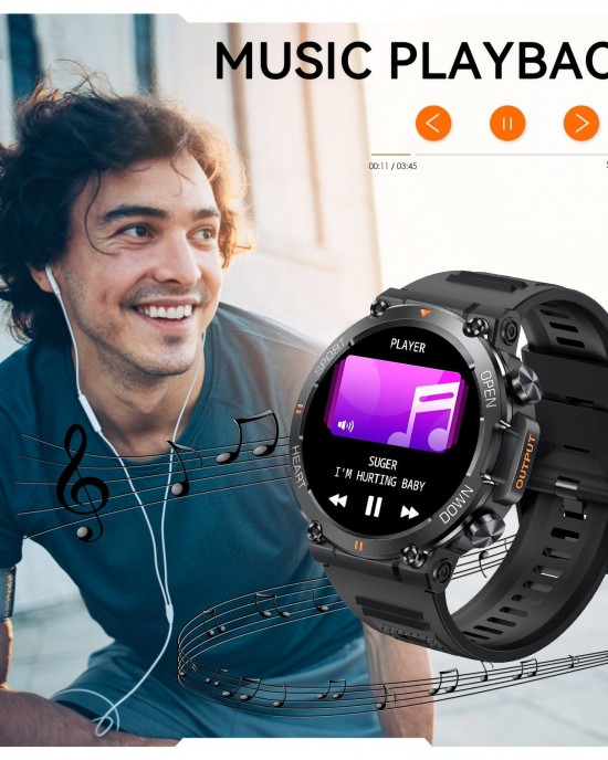 NEKTOM 1.39'' IPS Screen Bluetooth Call Smartwatch K56pro