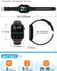 NEKTOM Smart Watch Blood Pressure Monitor Fitness Tracker QS08