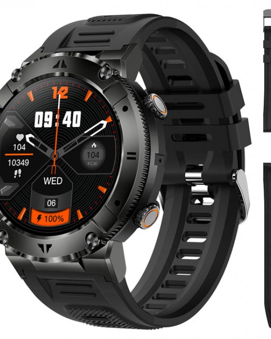 NEKTOM Smart Watch Heart Rate Blood Oxygen Waterproof KE2