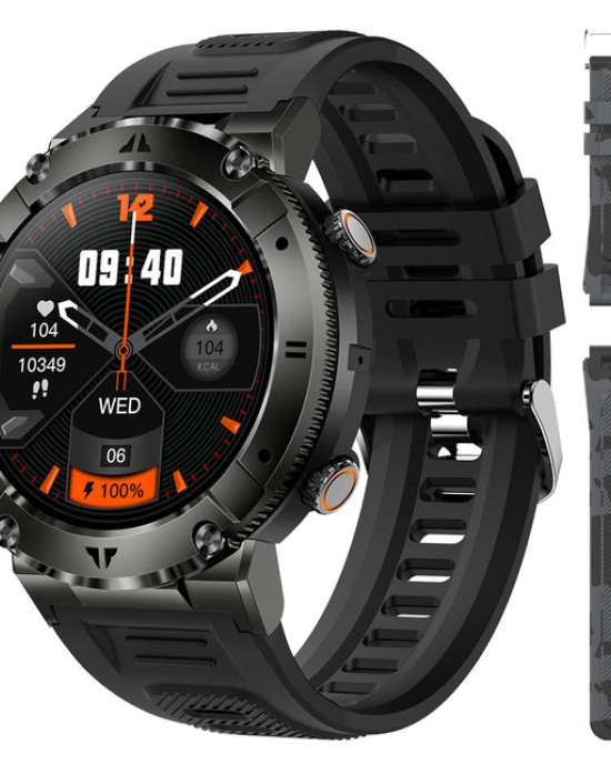 NEKTOM Smart Watch Heart Rate Blood Oxygen Waterproof KE2