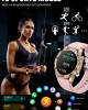 NEKTOM 1.32'' Full Touch Screen Answer Dial Call Sports Smartwatch CF89