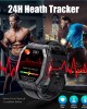 NEKTOM Waterproof Fitness Tracker Bluetooth Call Smart Watch K55