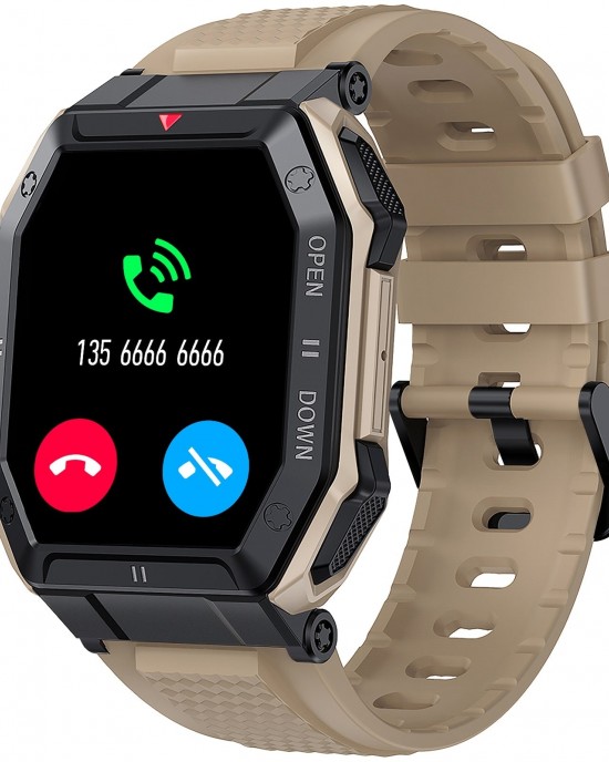 NEKTOM Waterproof Fitness Tracker Bluetooth Call Smart Watch K55