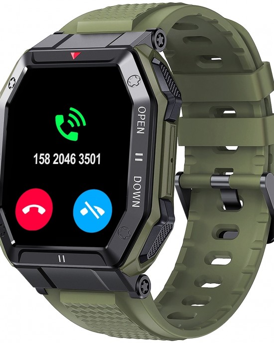 NEKTOM Waterproof Fitness Tracker Bluetooth Call Smart Watch K55