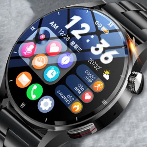 NEKTOM Smart Men Watch Temperature Blood Smartwatch QS39