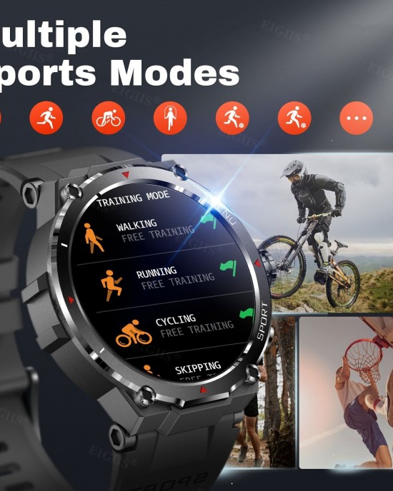 NEKTOM Fitness Tracker Bluetooth Blood Oxygen Waterproof Smartwatch HM09