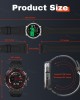 NEKTOM Fitness Tracker Bluetooth Blood Oxygen Waterproof Smartwatch HM09