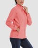 Women's Fleece Jacket Soft Full Zip Warm Long Sleeve with 2 Zipper Pockets Winter Jackets