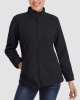 Women's Fleece Jacket Soft Full Zip Warm Long Sleeve with 2 Zipper Pockets Winter Jackets