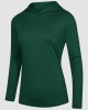 Women's Hoodie Shirts UPF 50+ Sun Protection Long Sleeve UV Shirt Fishing Hiking Athletic Shirts with Thumb Hole