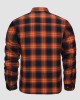 Men's Flannel Shirt Jacket Long Sleeve Quilted Lined Plaid Coat Button Down Thick Outwear for Winter