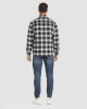 Men's Flannel Shirt Jacket Long Sleeve Quilted Lined Plaid Coat Button Down Thick Outwear for Winter