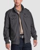 Men's Casual Jacket Lightweight Tactical Cargo Jackets Stand Collar Combat Jacket