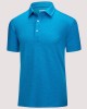 Men's Golf Polo T-Shirts with Buttons Moisture Wicking Sports Shirts