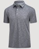 Men's Golf Polo T-Shirts with Buttons Moisture Wicking Sports Shirts