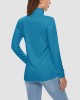 Women UPF 50+ Sun Protection Half Zip Quick Dry Shirt