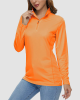 Women UPF 50+ Sun Protection Half Zip Quick Dry Shirt