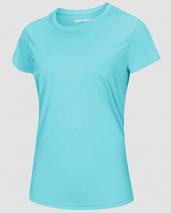 Women Casual T-Shirt Breathable UV Protection Outdoor Sports Quick Dry