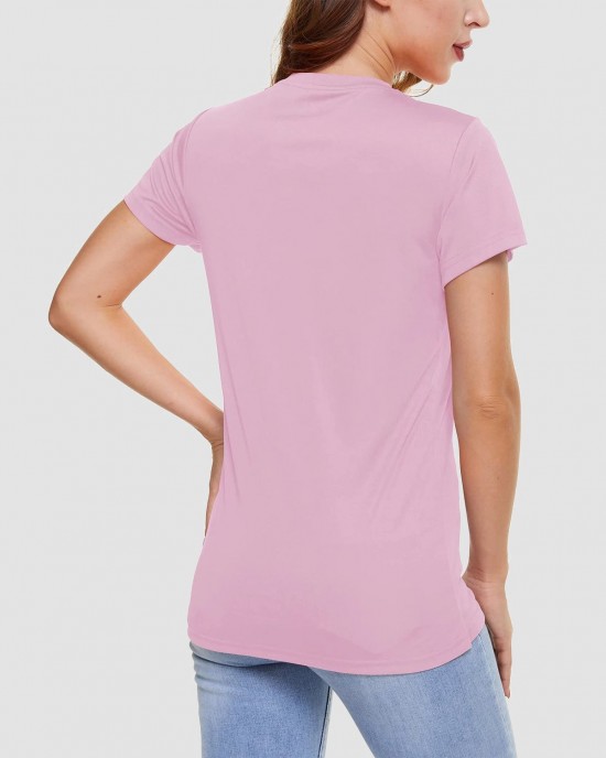 Women Casual T-Shirt Breathable UV Protection Outdoor Sports Quick Dry