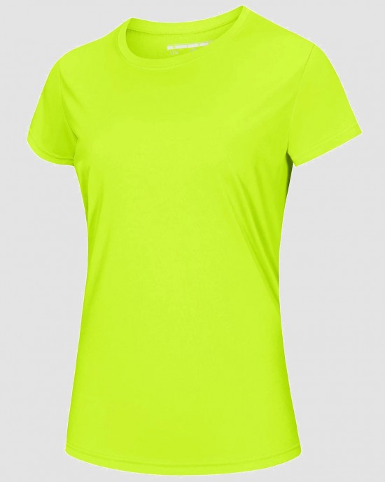 Women Casual T-Shirt Breathable UV Protection Outdoor Sports Quick Dry