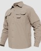 Mens Fishing Hiking Shirts with Detachable Sleeves Long/Short Sleeve Quick Dry