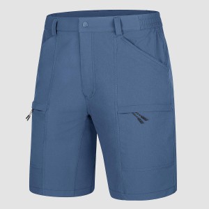 Men's Hiking Shorts with 5 Pockets Water-Resistant Ripstop Quick Dry Fishing Shorts