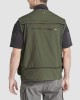 Men's Outerwear Vests Mesh Sleeveless Outdoor Work Vest with Multi Pockets Cargo Waistcoat Fishing