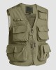 Men's Outerwear Vests Mesh Sleeveless Outdoor Work Vest with Multi Pockets Cargo Waistcoat Fishing