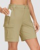 Women's Hiking Shorts Cargo Shorts Quick Dry with 5 Pockets Water-Resistant Ripstop