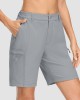 Women's Hiking Shorts with 5 Pockets Water-Resistant Ripstop Cargo Shorts Quick Dry