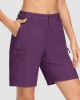 Women's Hiking Shorts with 5 Pockets Water-Resistant Ripstop Cargo Shorts Quick Dry