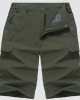 Men Knee Length Shorts Lightweight Thin Quick Dry Cargo Shorts