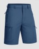 Men's Hiking Shorts with 5 Zipper Pockets Water-Resistant Ripstop Outdoor Shorts