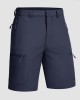 Men's Hiking Shorts with 5 Zipper Pockets Water-Resistant Ripstop Outdoor Shorts