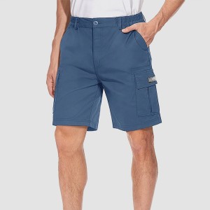 Men's Cotton Cargo shorts Summer Lightweight with Multi-Pockets Ripstop Cargo Work Shorts