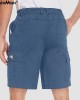 Men's Cotton Cargo shorts Summer Lightweight with Multi-Pockets Ripstop Cargo Work Shorts