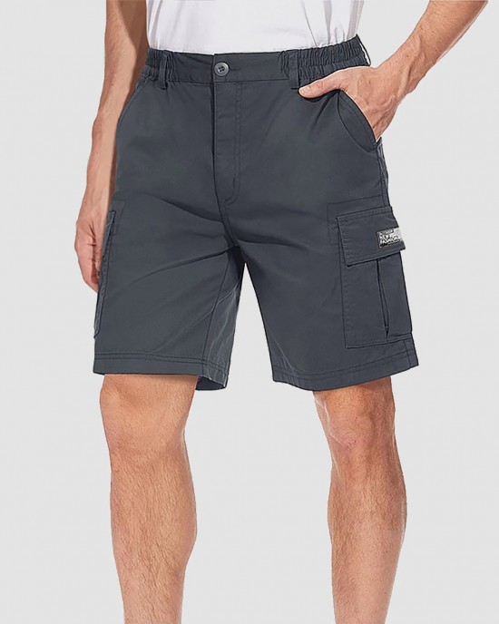 Men's Cotton Cargo shorts Summer Lightweight with Multi-Pockets Ripstop Cargo Work Shorts