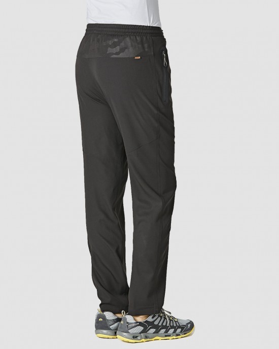 Men Track Summer Lightweight Quick Dry Sweatpants With Zipper Pockets