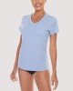 Women's Running T-Shirt Quick Dry V-Neck Yoga Top Tee Shirts