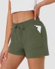 Women's Running Shorts Gym Workout Quick Dry Relaxed Fit Casual Shorts with 2 Pockets