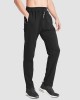 Men Fitness Pants with Two Zip Pockets Fashion Workout Sweatpants