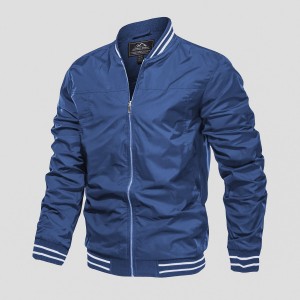 Men's Jacket Lightweight Windbreaker Bomber Jacket Windproof Casual Jacket Outwear