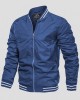 Men's Jacket Lightweight Windbreaker Bomber Jacket Windproof Casual Jacket Outwear